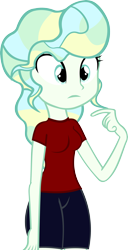 Size: 2420x4728 | Tagged: safe, artist:ironm17, vapor trail, equestria girls, absurd resolution, clothes, equestria girls-ified, shirt, shorts, simple background, solo, t-shirt, transparent background, vector