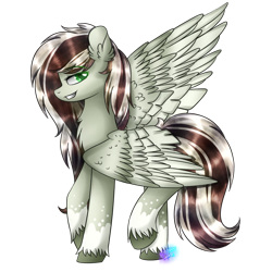 Size: 1024x1024 | Tagged: safe, artist:northlights8, oc, oc only, oc:penumbra glow, pegasus, pony, female, mare, simple background, solo, spread wings, transparent background, wings