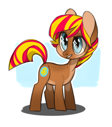 Size: 702x798 | Tagged: safe, artist:kapusha-blr, oc, oc only, earth pony, pony, solo