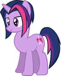 Size: 1024x1282 | Tagged: safe, artist:blah23z, artist:thebosscamacho, cayenne, twilight sparkle, unicorn twilight, pony, unicorn, alternate hairstyle, cute, cutie mark, female, fusion, identity theft, mare, palette swap, recolor, simple background, solo, transparent background, vector