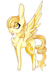 Size: 909x1345 | Tagged: safe, artist:xxmissteaxx, oc, oc only, oc:lota stars, pegasus, pony, chest fluff, female, mare, simple background, solo, transparent background