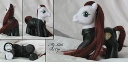 Size: 800x386 | Tagged: safe, artist:creampuf, g3, babylon 5, custom, doll, irl, photo, psicorps, solo, toy