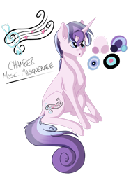 Size: 1024x1365 | Tagged: safe, artist:absolutecactus, oc, oc only, oc:chamber music masquerade, oc:mandible, changeling, hybrid, changeling pony, changeling prince, crossbreed, disguise, disguised changeling, interspecies offspring, next generation, nextgen:chaos party, offspring, parent:queen chrysalis, parent:shining armor, parents:shining chrysalis, reference sheet, simple background, transparent background