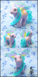 Size: 610x1209 | Tagged: safe, artist:sd-dreamcrystal, high flyer, g1, custom, irl, photo, solo, summer wing ponies, toy