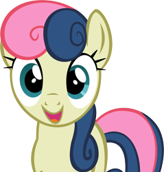 Size: 10913x11430 | Tagged: safe, artist:cyanlightning, bon bon, sweetie drops, earth pony, pony, the mane attraction, .svg available, absurd resolution, female, happy, looking at you, simple background, smiling, solo, transparent background, vector