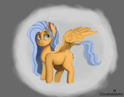 Size: 1024x804 | Tagged: safe, artist:cloudsdaleart, oc, oc only, oc:inkspot, long mane, long tail