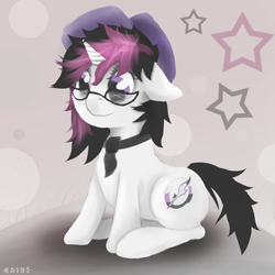 Size: 3000x3000 | Tagged: safe, artist:kaine, oc, oc only, cute, female, filly, glasses, solo