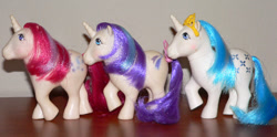 Size: 700x347 | Tagged: safe, artist:sphinx47, glory, majesty, moondancer (g1), g1, crown, irl, jewelry, photo, regalia, toy