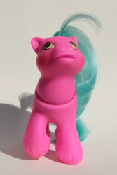 Size: 2848x4272 | Tagged: safe, artist:flicksi, pony, g1, absurd resolution, baby, baby pony, baby whirly twirl, irl, photo, solo, toy