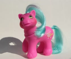Size: 3176x2648 | Tagged: safe, artist:flicksi, pony, g1, baby, baby pony, baby whirly twirl, irl, photo, solo, toy
