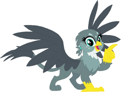 Size: 626x477 | Tagged: safe, artist:ra1nb0wk1tty, gabby, griffon, simple background, solo, white background