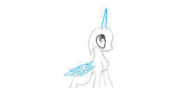 Size: 2098x1064 | Tagged: safe, artist:haillee, alicorn, pegasus, pony, unicorn, available, base, ms paint, scared, solo