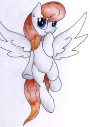 Size: 2145x3037 | Tagged: safe, artist:coffytacotuesday, oc, oc only, oc:melody breeze, pegasus, pony, bowtie, female, mare, solo, traditional art