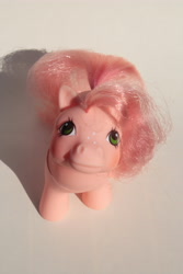 Size: 2848x4272 | Tagged: safe, artist:flicksi, pony, g1, absurd resolution, baby, baby cherries jubilee, baby pony, irl, photo, solo, toy