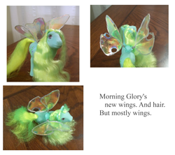 Size: 2349x2084 | Tagged: safe, artist:syncallio, morning glory, flutter pony, g1, custom, irl, photo, solo, toy
