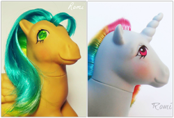 Size: 2444x1666 | Tagged: safe, artist:gosseta, masquerade (g1), moonstone, g1, irl, photo, toy