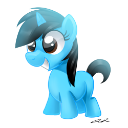 Size: 873x874 | Tagged: safe, artist:iheartjapan789, oc, oc only, oc:andrea, pony, unicorn, female, filly, simple background, solo, transparent background