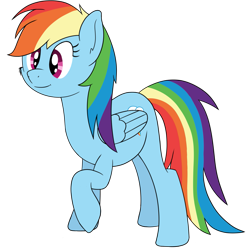 Size: 1351x1351 | Tagged: safe, artist:djdavid98, rainbow dash, pegasus, pony, atg 2017, cheek fluff, female, mare, newbie artist training grounds, simple background, solo, transparent background