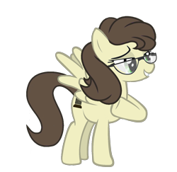 Size: 1280x1244 | Tagged: safe, artist:wish, oc, oc only, oc:arta, pegasus, pony, female, glasses, mare, solo