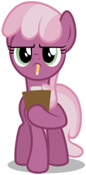 Size: 340x690 | Tagged: safe, artist:facelessjr, edit, cheerilee, earth pony, pony, cheerilee is unamused, clipboard, disappointed, disgusted, frown, mouth hold, pencil, simple background, solo, transparent background, unamused, vector