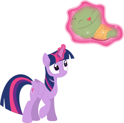 Size: 3569x3540 | Tagged: safe, artist:porygon2z, twilight sparkle, twilight sparkle (alicorn), alicorn, pony, happy tree friends, levitation, magic, simple background, telekinesis, transparent background