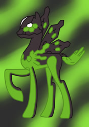 Size: 536x769 | Tagged: safe, artist:sunset-sunrize, pokémon, raised leg, solo, zygarde