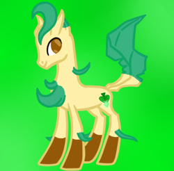 Size: 410x403 | Tagged: safe, artist:sunset-sunrize, pony, leafeon, pokémon, ponified, simple background, solo