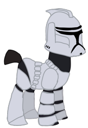 Size: 497x722 | Tagged: safe, artist:ripped-ntripps, pony, clone, clone trooper, clone wars, ponified, simple background, solo, star wars, transparent background