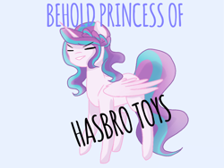 Size: 1000x750 | Tagged: safe, artist:doodledonut, princess flurry heart, alicorn, pony, flurry heart replies, older, solo