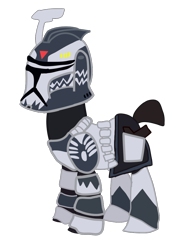 Size: 768x1024 | Tagged: safe, artist:ripped-ntripps, pony, armor, clone, clone trooper, clone wars, ponified, simple background, solo, star wars, transparent background