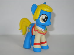 Size: 4000x3000 | Tagged: safe, artist:silverband7, pony, clothes, craft, custom, doctor who, fifth doctor, irl, photo, ponified, solo, sweater, toy