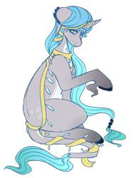 Size: 1400x1800 | Tagged: safe, artist:cinnamonsparx, oc, oc only, classical unicorn, pony, unicorn, female, leonine tail, mare, simple background, solo, transparent background, unshorn fetlocks, wildling unicorn