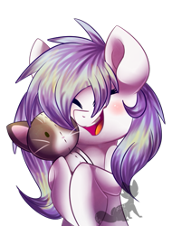 Size: 567x747 | Tagged: safe, artist:jetjetj, oc, oc only, oc:serenity, eyes closed, open mouth, plushie, simple background, solo, transparent background