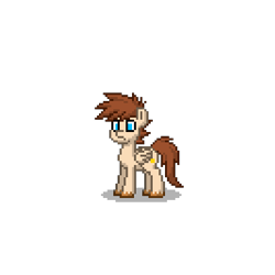 Size: 400x400 | Tagged: safe, david berkowitz, ponified, pony town, redesign, simple background, solo, son of sam, transparent background, updated