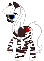 Size: 171x238 | Tagged: safe, artist:katcombs, oc, oc only, okapi, solo