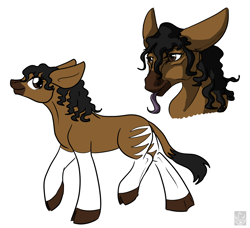 Size: 1716x1566 | Tagged: safe, artist:stormblaze-pegasus, oc, oc only, okapi, solo