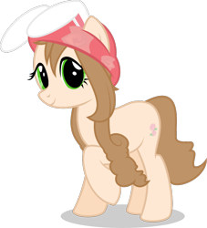 Size: 742x818 | Tagged: safe, artist:mlp-trailgrazer, oc, oc only, oc:gummi, earth pony, pony, bunny ears, simple background, solo, transparent background