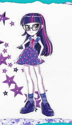 Size: 624x1080 | Tagged: safe, sci-twi, twilight sparkle, better together, equestria girls, solo