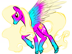 Size: 1600x1200 | Tagged: safe, artist:the-pony-project, g1, dream beauties, skyflyer, solo