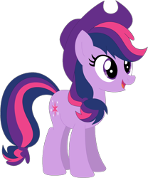 Size: 1024x1229 | Tagged: safe, artist:ra1nb0wk1tty, applejack, twilight sparkle, earth pony, pony, female, mare, palette swap, recolor, simple background, solo, transparent background