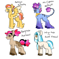 Size: 3000x3000 | Tagged: safe, artist:babypaste, oc, oc only, adoptable, magical lesbian spawn, offspring, parent:amethyst star, parent:apple rose, parent:applejack, parent:captain hoofbeard, parent:cup cake, parent:double diamond, parent:fluttershy, parent:indigo zap, parents:amethystcake, parents:applebeard, parents:appleshy, parents:doublezap