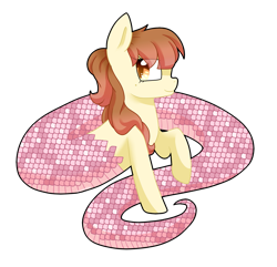 Size: 2033x1957 | Tagged: safe, artist:cloureed, oc, oc only, oc:eidolon karen, hybrid, lamia, original species, pony, dungeons and dragons, pen and paper rpg, ponyfinder, rpg, scales, simple background, solo, transparent background, unmoving plaid