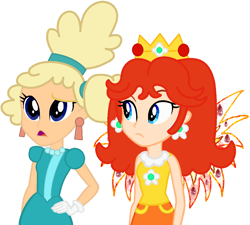 Size: 964x866 | Tagged: safe, artist:diamond-bases, artist:diamondlbases, artist:user15432, derpibooru import, human, equestria girls, barely eqg related, base used, clothes, crossover, crown, cuphead, ear piercing, earring, equestria girls style, equestria girls-ified, fairy wings, gloves, hasbro, hasbro studios, jewelry, necklace, piercing, princess daisy, regalia, sally stageplay, studio mdhr, super mario bros., super smash bros., wings