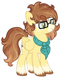 Size: 1284x1638 | Tagged: safe, artist:ruushiicz, oc, oc only, oc:wild prairie, pony, glasses, simple background, solo, transparent background, unshorn fetlocks