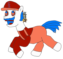 Size: 1427x1344 | Tagged: safe, artist:supahdonarudo, discord, pony, bootleg, grand dad, has science gone too far?, mario, ponified, siivagunner, simple background, the flintstones, transparent background, vector, vinesauce, wat