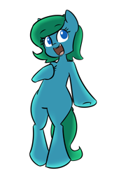 Size: 1000x1536 | Tagged: safe, artist:spheedc, derpibooru import, oc, oc:blue jade, semi-anthro, bipedal, digital art, female, mare, simple background, solo, transparent background