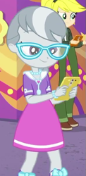 Size: 295x604 | Tagged: safe, derpibooru import, screencap, silver spoon, better together, equestria girls, rollercoaster of friendship, background human, cropped, phone