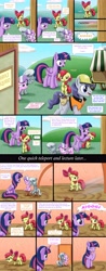 Size: 3600x9174 | Tagged: safe, artist:lifesharbinger, apple bloom, diamond tiara, silver spoon, twilight sparkle, twilight sparkle (alicorn), alicorn, pony, comic:pit stop, somepony to watch over me, angry, comic, desperation, female, filly, mare, need to pee, omorashi, outhouse, plot, potty dance, potty emergency, potty time, revenge, sitting, stomach growl, stomach noise, stool, trotting in place