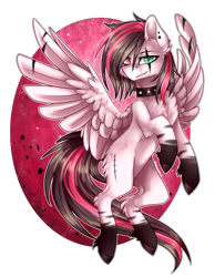 Size: 3762x4842 | Tagged: safe, artist:jazzerix, oc, oc only, oc:emala jiss, pegasus, pony, absurd resolution, female, heterochromia, looking at you, mare, rearing, simple background, solo, transparent background