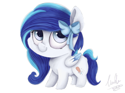 Size: 2732x2048 | Tagged: safe, artist:lav-cavalerie, oc, oc only, oc:flurry palette, pegasus, pony, chibi, female, high res, mare, simple background, solo, transparent background